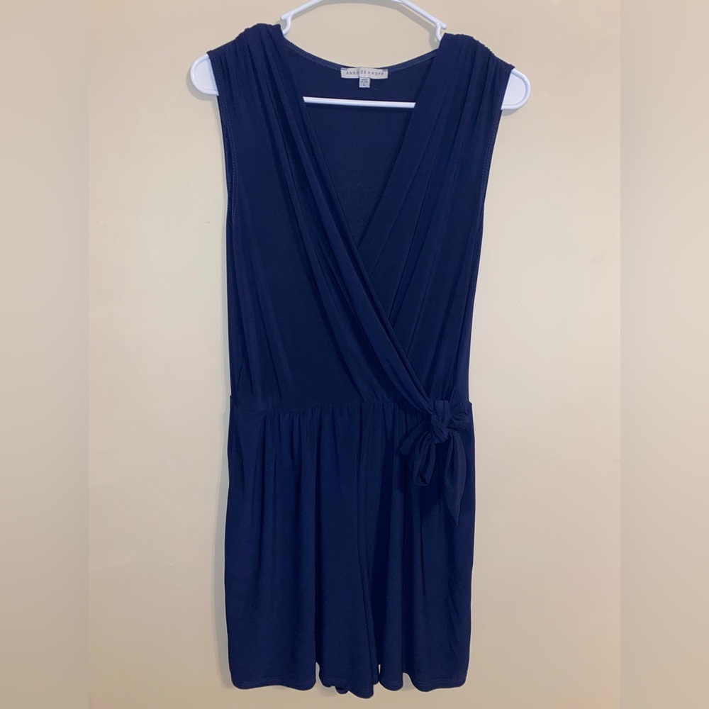 Navy blue romper